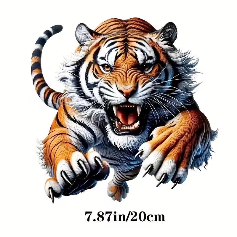 Fierce Tiger Vinyl Sticker for Cars - Bold Personality Design Standard