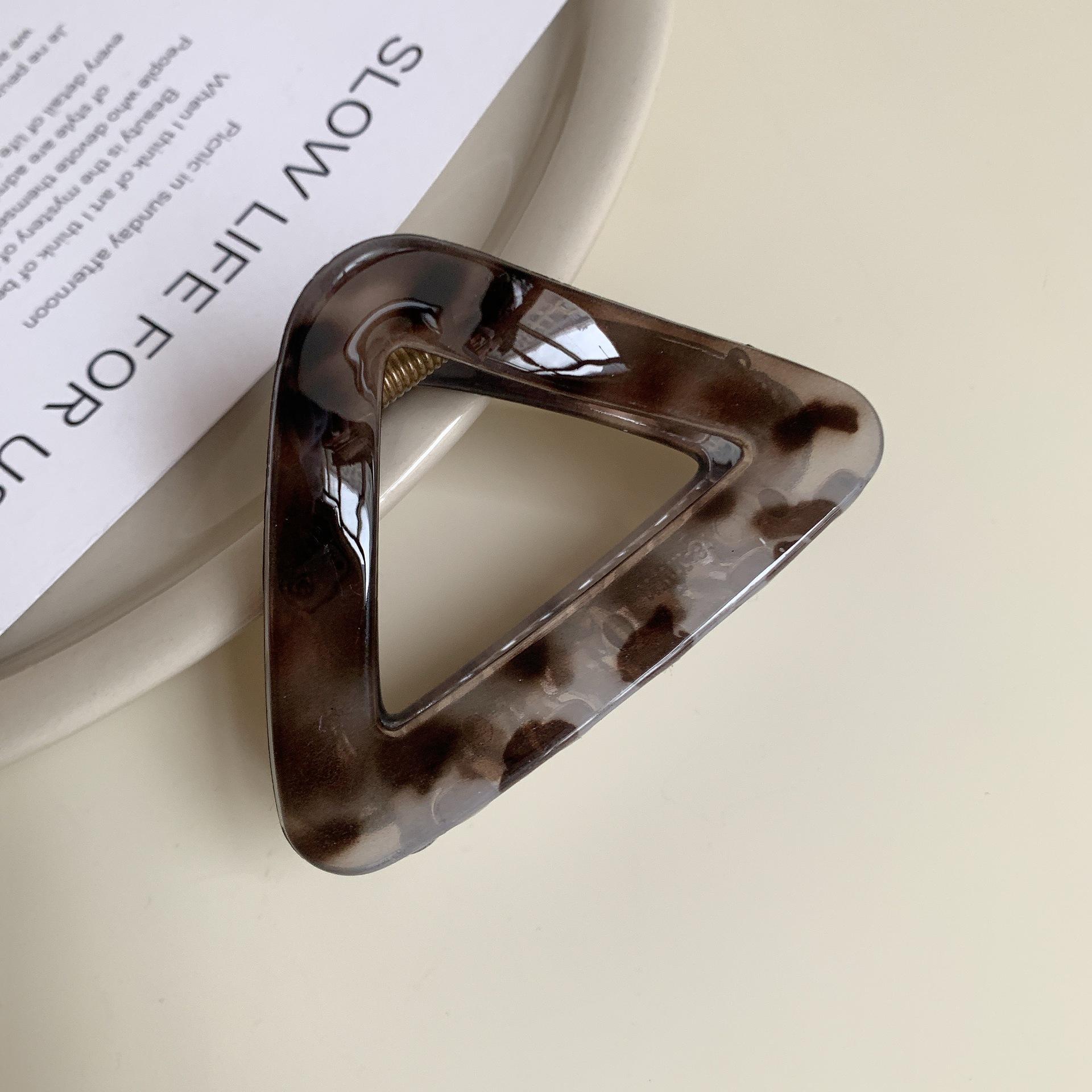 

Геометрия Треугольник Большие Зажимы-крабы для волос Женские Девичьи Леопардовые Держатели для хвостиков Заколки Шпильки Аксессуары для волос