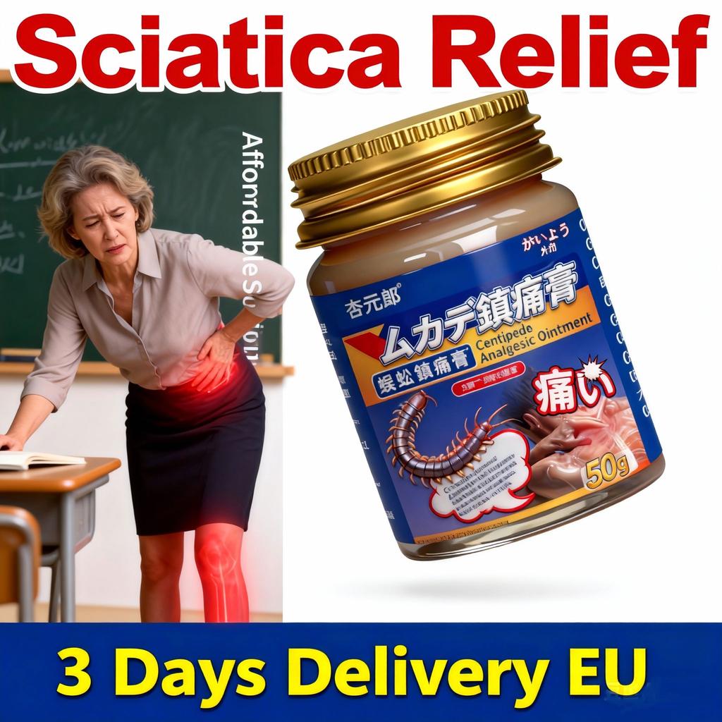 Rapid Relief Hip Sciatica Gel - Organic Herbal & Gentle Formula