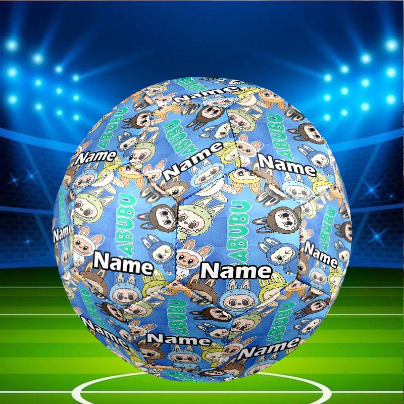 Custom Name Personalized Labubu Print Size 5 Soccer Ball Training & Match Football, for Team, Kicking, Gift for Football Enthusiasts