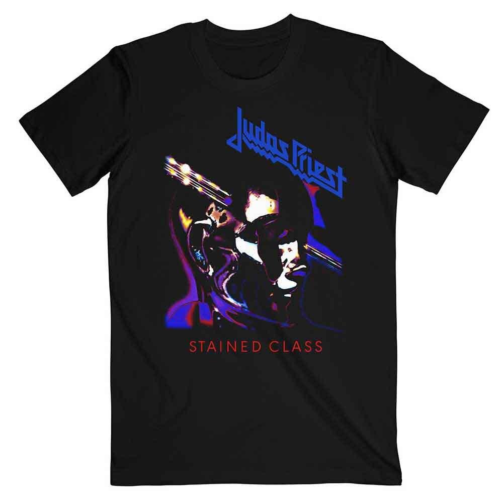 Judas Priest  Stained Class Purple Mixer  Black T shirt - NEW Unisex T-Shirt S