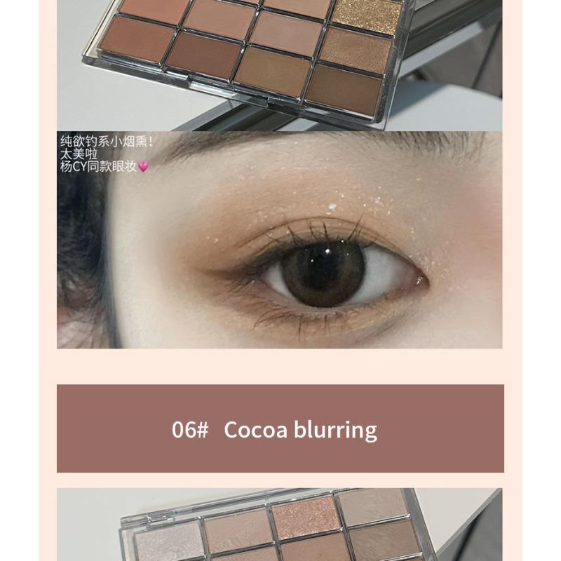 Color Eyeshadow Palette Matte Shimmer Low Saturation Earth Tone Daily Eye Makeup