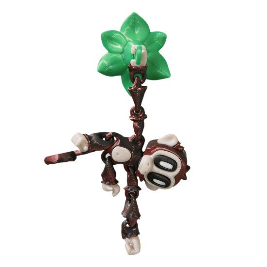 Jucărie Monkey Imprimată 3D cu Magneți Maimuță Articulată Suspendată cu Magneți Articulații Mobile Monkey Jucărie Fidget Decorațiune Magnet de Frigider
