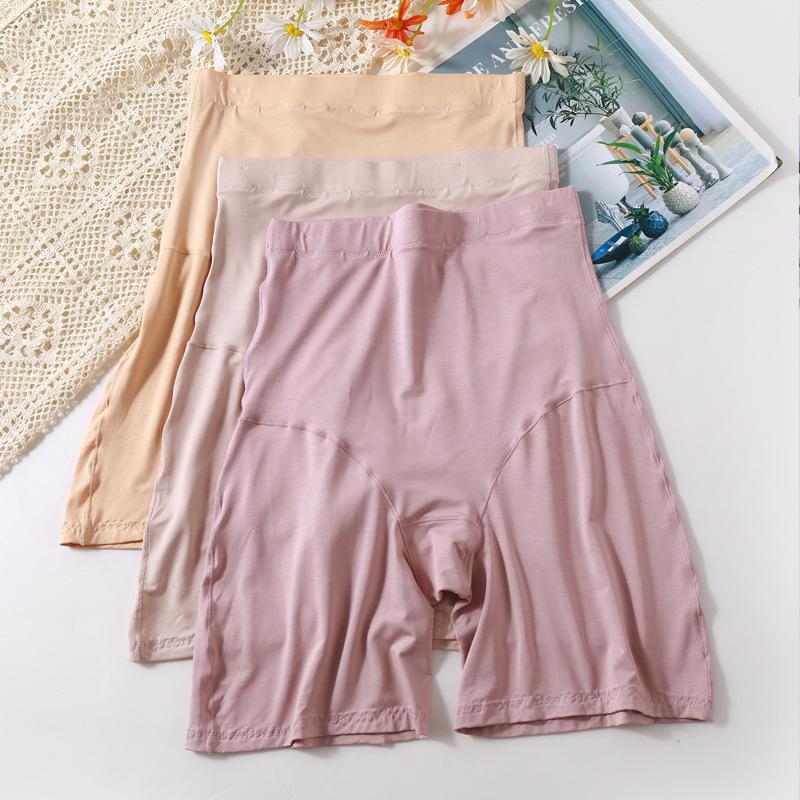 Women's Safety short Pants High waist shorts under skirt Modal cotton underpants Prevent Exposure panties