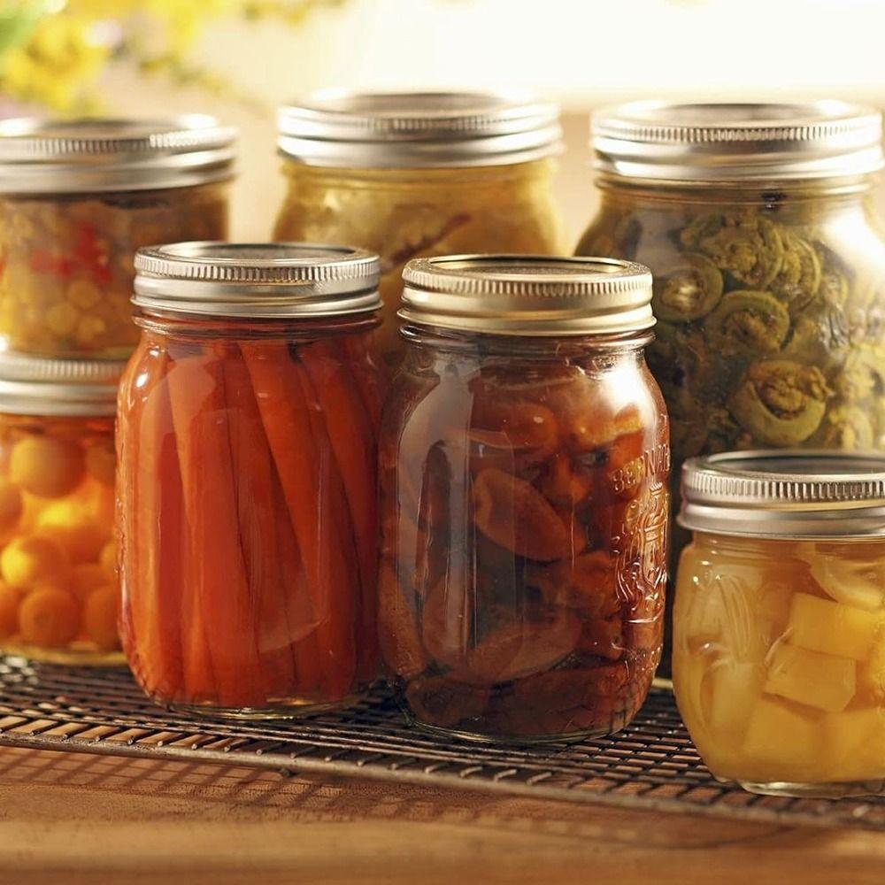 20Pcs Split-type Replacement Rings Secure Mason Canning Lids Reusable Mason Jar Lids  Glass Jar