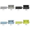 Canvas Large Capacity Pencil Case With Wide Opening For Students And Office Use