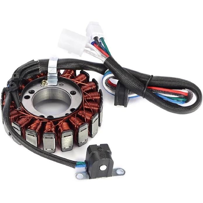 Детали двигателя Магнето генератора Катушка статора Совместимо с Kawasaki KSF400 KFX400 KSF KFX 400 2003 2004 2005 2006 2007 21003-S006