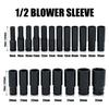1/2" Drive  Impact Socket Set Extended Electric Wrench Socket Set Hexagonal Impact Sleeve 8-32mm with Storage Box Hand Tool