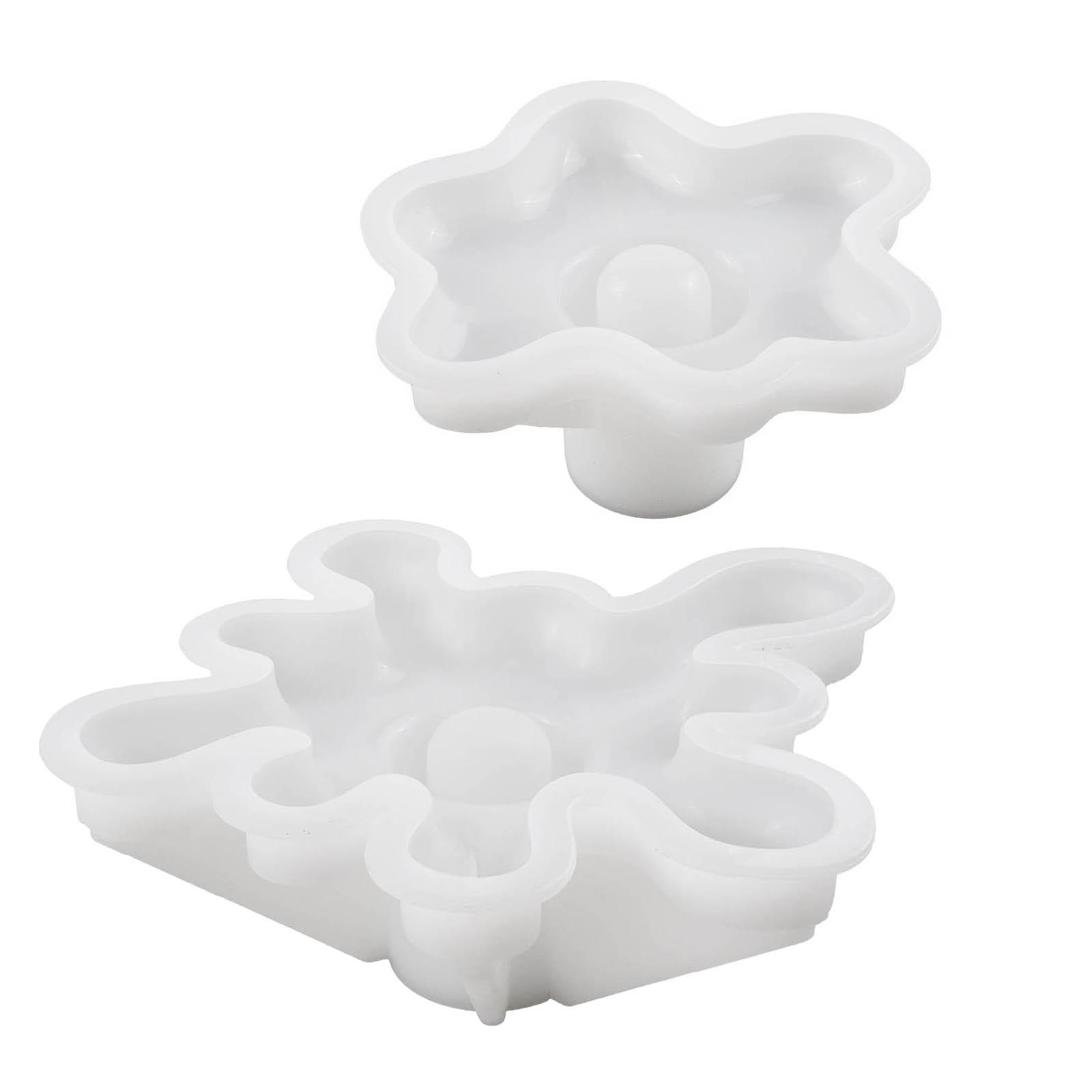 

2 штуки DIY форма для подсвечника в виде капли воды для поделок из смолы, ароматерапии, подставка для свечи, форма, инструмент для литья смолы