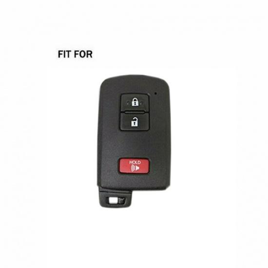 Genuine Leather Car Key Fob Case Cover For Toyota Avalon Tacoma Camry Corolla