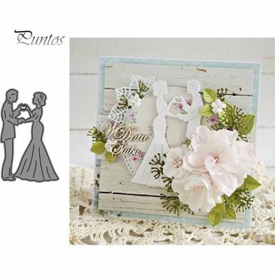 Sposi Fustelle in Metallo Taglio DIY Scrapbooking Invito Carte di Carta Stencil