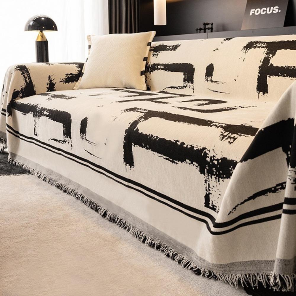 Chenier simple sofa towel, universal in all seasons, non-slip cover cloth universal sofa cover, one-piece all-inclusive cover cloth blanket