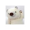 Shinada Global Mochi Series Mochikuma White (M) 14 X 14 X 22cm Plush Toy Bear Animal MOKW-0230W