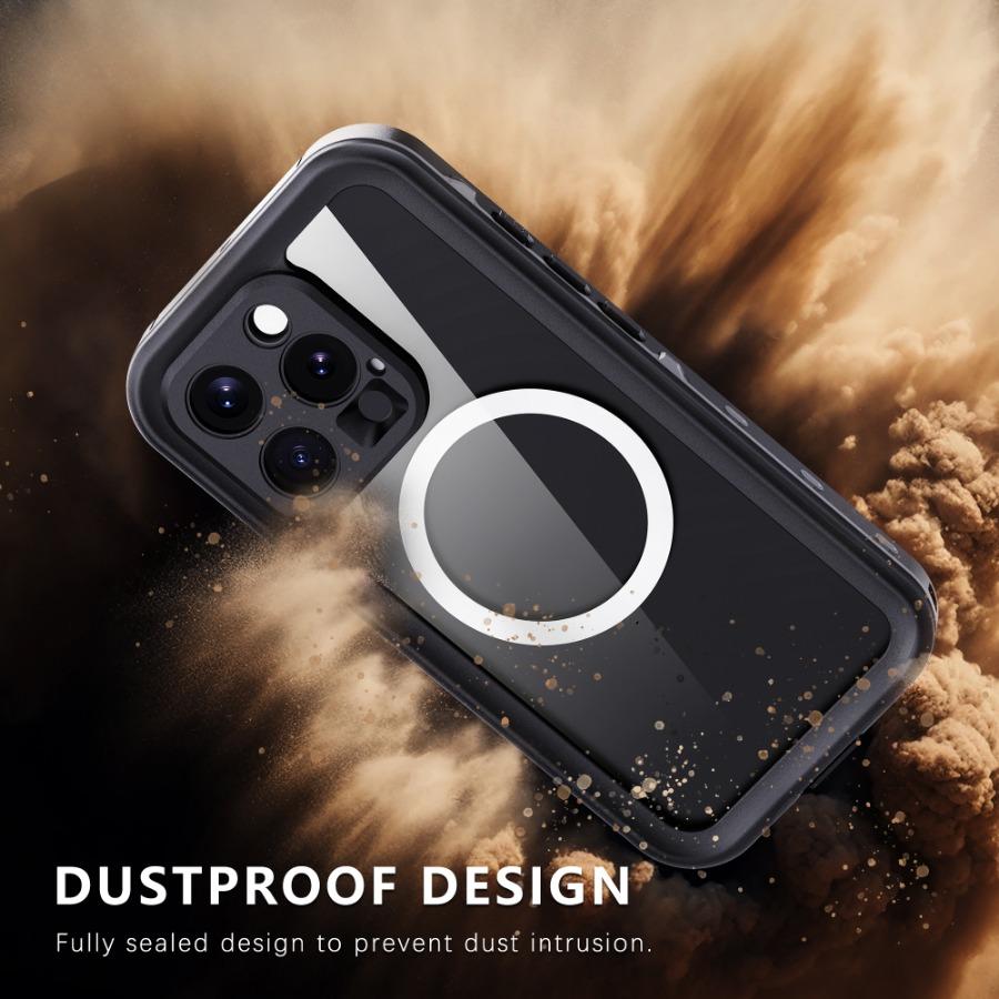Shockproof Dustproof IP68 Waterproof Shell For iPhone 17 Air 16e 16 15 14 Plus 13 Pro Max MagSafe Magnetic Case Diving Cover