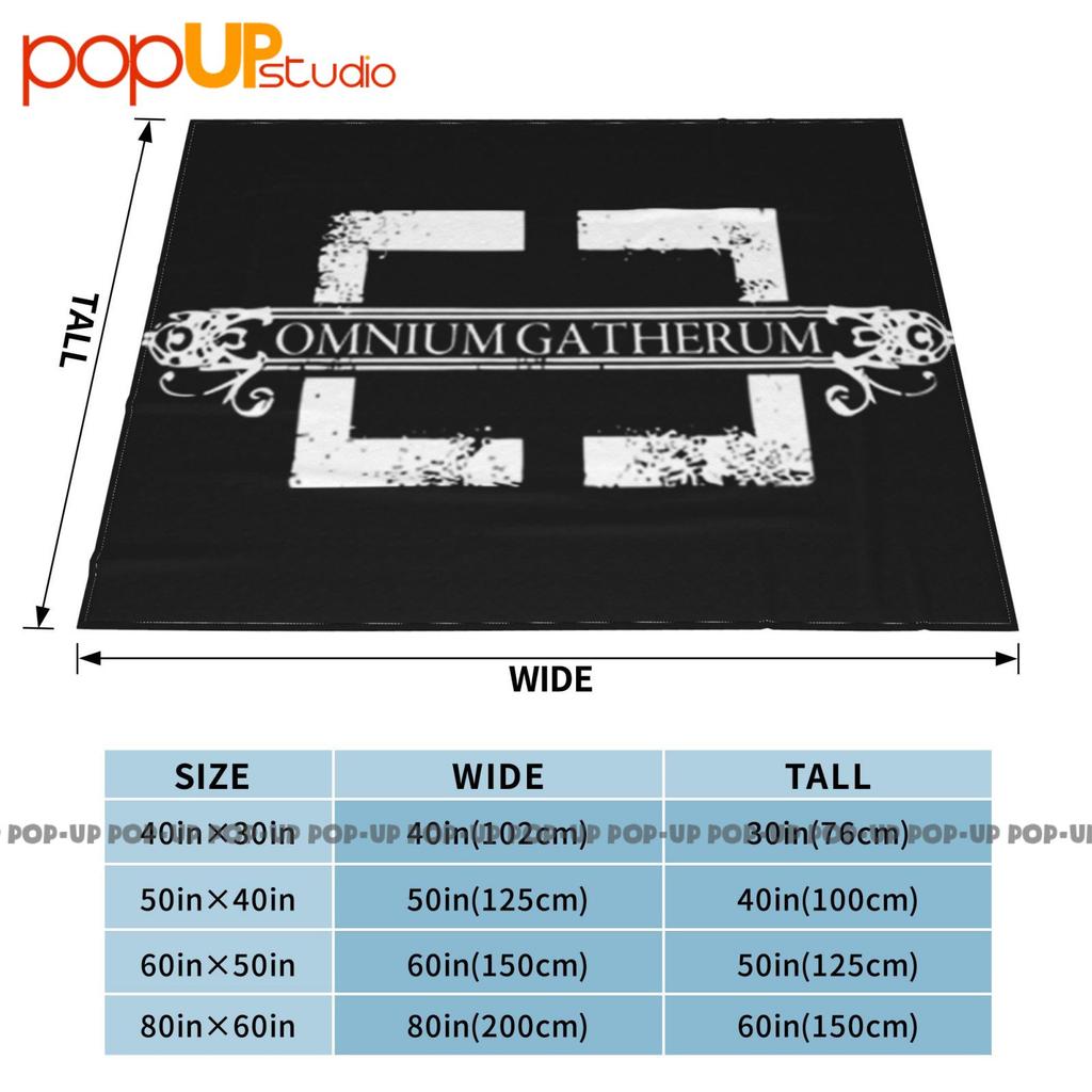 Omnium Gatherum 'Scratched Logo' Ultra-Soft Blanket Quilt Winter Sofa Cover Bed Covers
