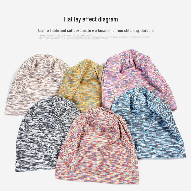 Women's Soft Breathable Knitted Slouchy Beanie - Stylish & Versatile for Outdoor Wear