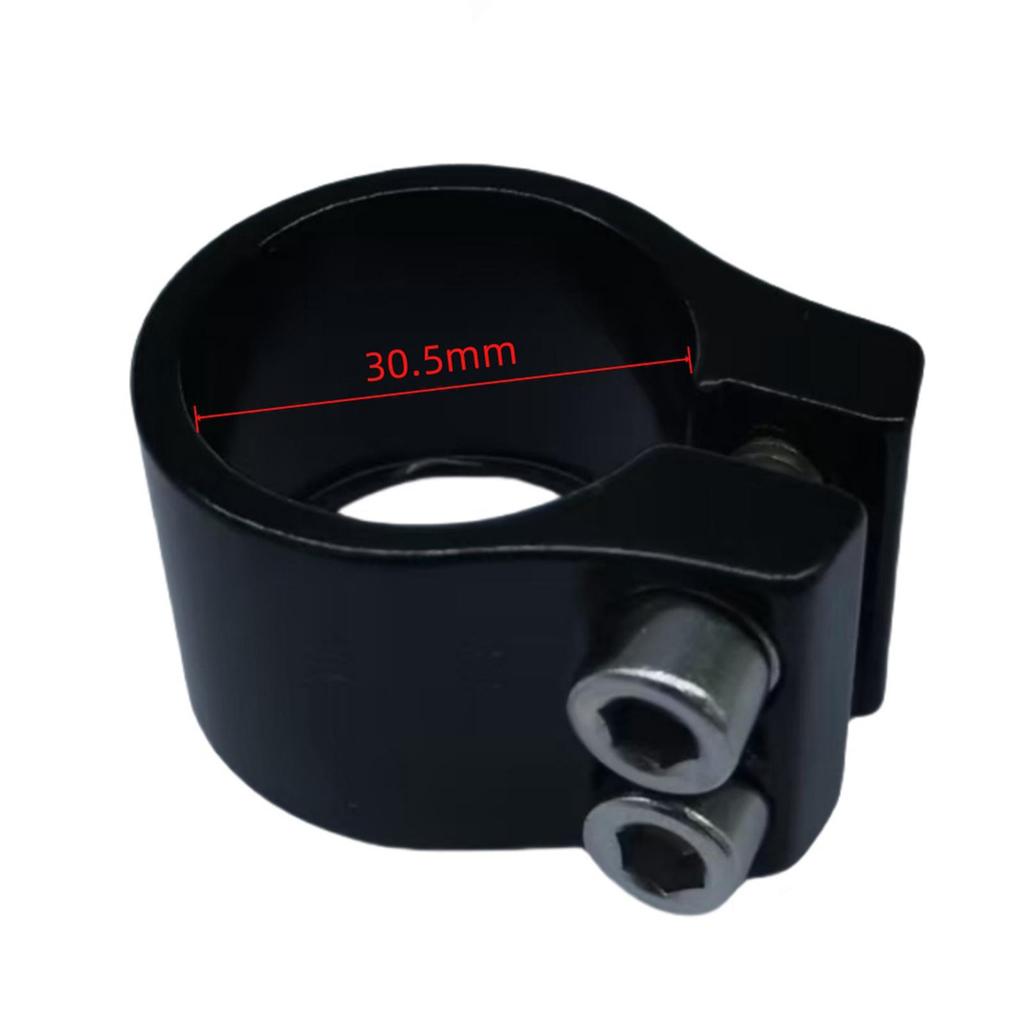 Bicycle Seat Tube Clamp 1.2"Aluminum Alloy Replace Easy To Install Reliable Road Bike Seatpost Pipe Clamp Bicycle Saddle Clip