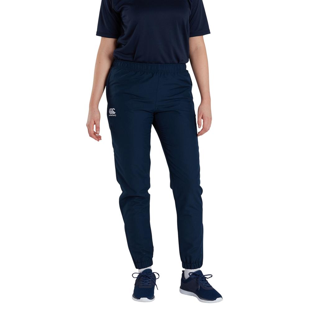 canterbury Womens/Ladies Club Plain Cuffed Tapered Jogging Bottoms