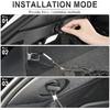 Amiss Heavy Duty Mesh Cargo Net, 3 Pocket Trunk Bed Storage Organizer Compatible For SUV, Car, Pickup Truck Bed, Etc.With 4 Metal Hooks