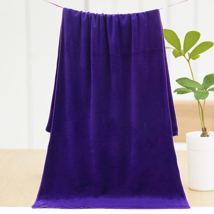 Большое мягкое, не оставляющее ворса, впитывающее воду полотенце для мойки автомобиля — Не оставляет следов 60x120cm 300g/㎡ фиолетовый