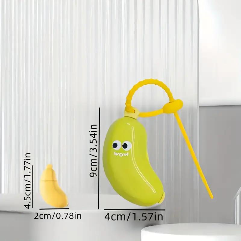 Cute Banana Toothbrush Case - Portable Dustproof Travel Toothbrush Head Protector