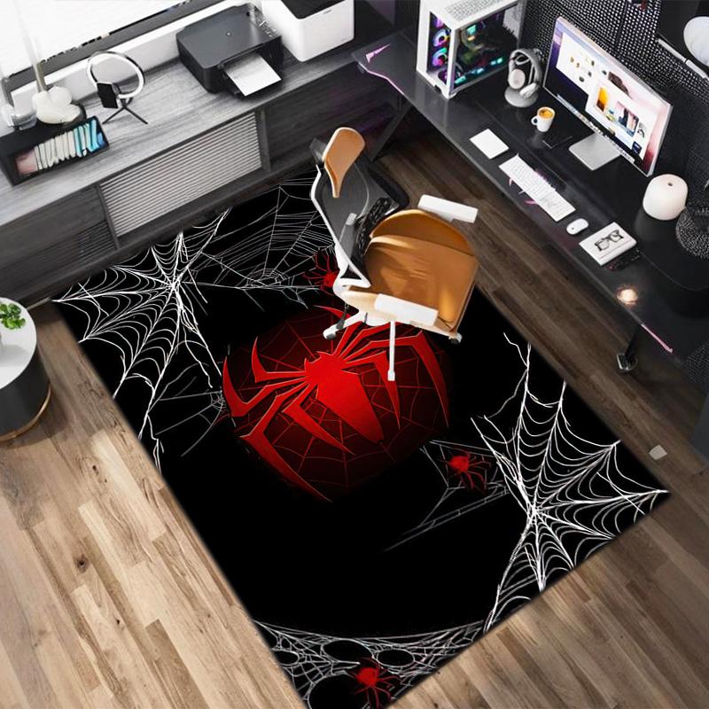 1PC Spider-Man Rug - home decoration Carpet For Living Room Bedroom Flooring Computer Chair Area Rug