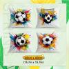 Football Graffiti Style Pillowcase Printed Polyester 40/45/50Cm Throw Pillowcover Decorative Sofa Cushion Pillowslip Home Decor