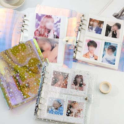 Album Card Stock Picture Case Photocard Holder Transparent Star Album Photo Album Binders Albums