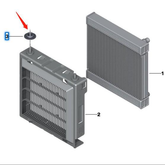 17118689364 Rubber Element for BMW 5 Series G30 & 7 Series G12
