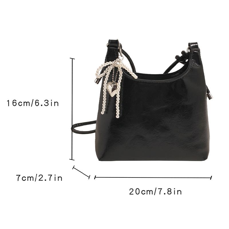 Wrinkled Square Bag for Women's  Summer Korean Edition  Trendy Versatile Shoulder Bag Fashion Crossbody Women's Bag