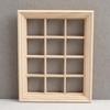 1 Set Furniture Accessories 1/12 Wooden Unpainted 6-Panel Door Dolls House Miniature Fairy Garden Decoration