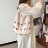 Women's 2025 Large Capacity Knit Flower Tote: Spring/Summer Beach & Commuting Bag