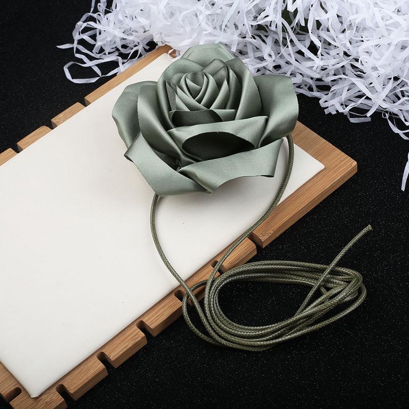 Flower Choker Necklace for Women,Big Rose Flower Chokers, Floral Choker Necklace for Party Bride Wedding Party Summer Necklaces…