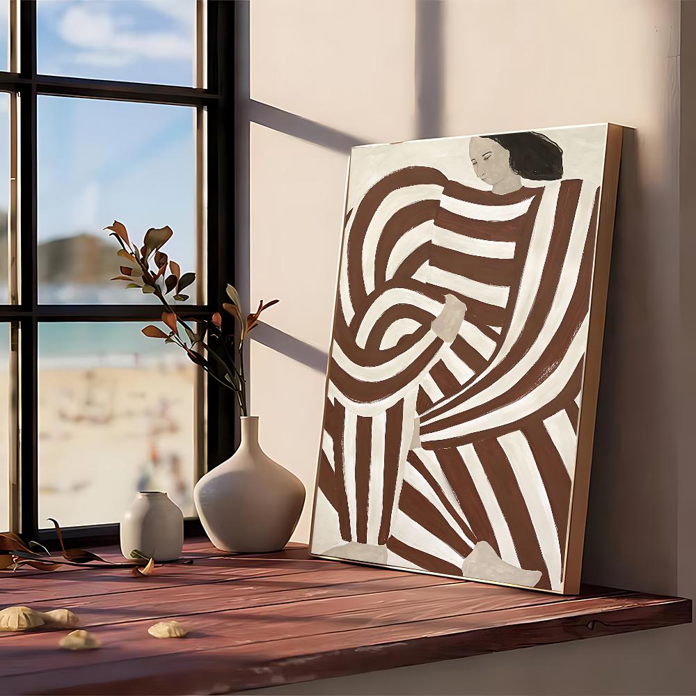 Gambar Abstrak Lind Poster No Framed Poster Kraft Club Bar Paper Vintage Poster Wall Art Painting Bedroom Study Stickers