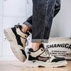 Fashion High-top Casual Sneakers for Men Daily Versatile Breathable Running Shoes Outdoor Non Slip Damping Basketball Shoes Man Sneakers