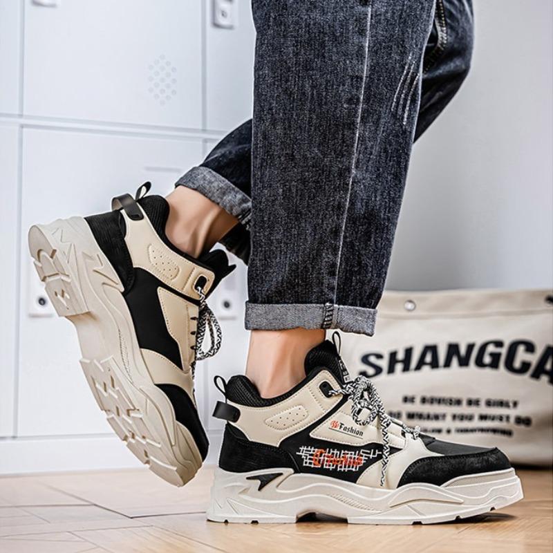 Fashion High-top Casual Sneakers for Men Daily Versatile Breathable Running Shoes Outdoor Non Slip Damping Basketball Shoes Man Sneakers
