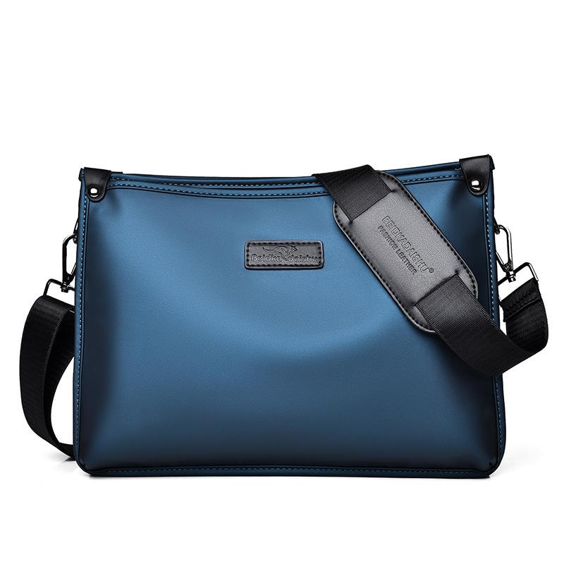 

TS JYL laptop bag,New Waterproof Oxford Shoulder Casual Crossbody Fashion Men Small Bag 12 inches синий