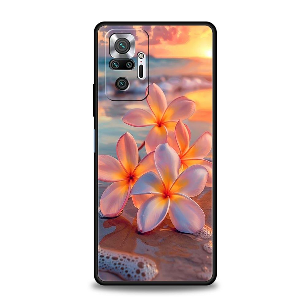 Beauty Flowers Leaves Phone Case For Xiaomi Redmi Note 14 13 12 5G 9S 9 10 11 Pro Plus 9T 14C 13C 12C 10C 9C 9A Soft Cover