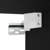 Highboard 2 pcs Black Oak Effect 69.5 x 34 x 180 cm