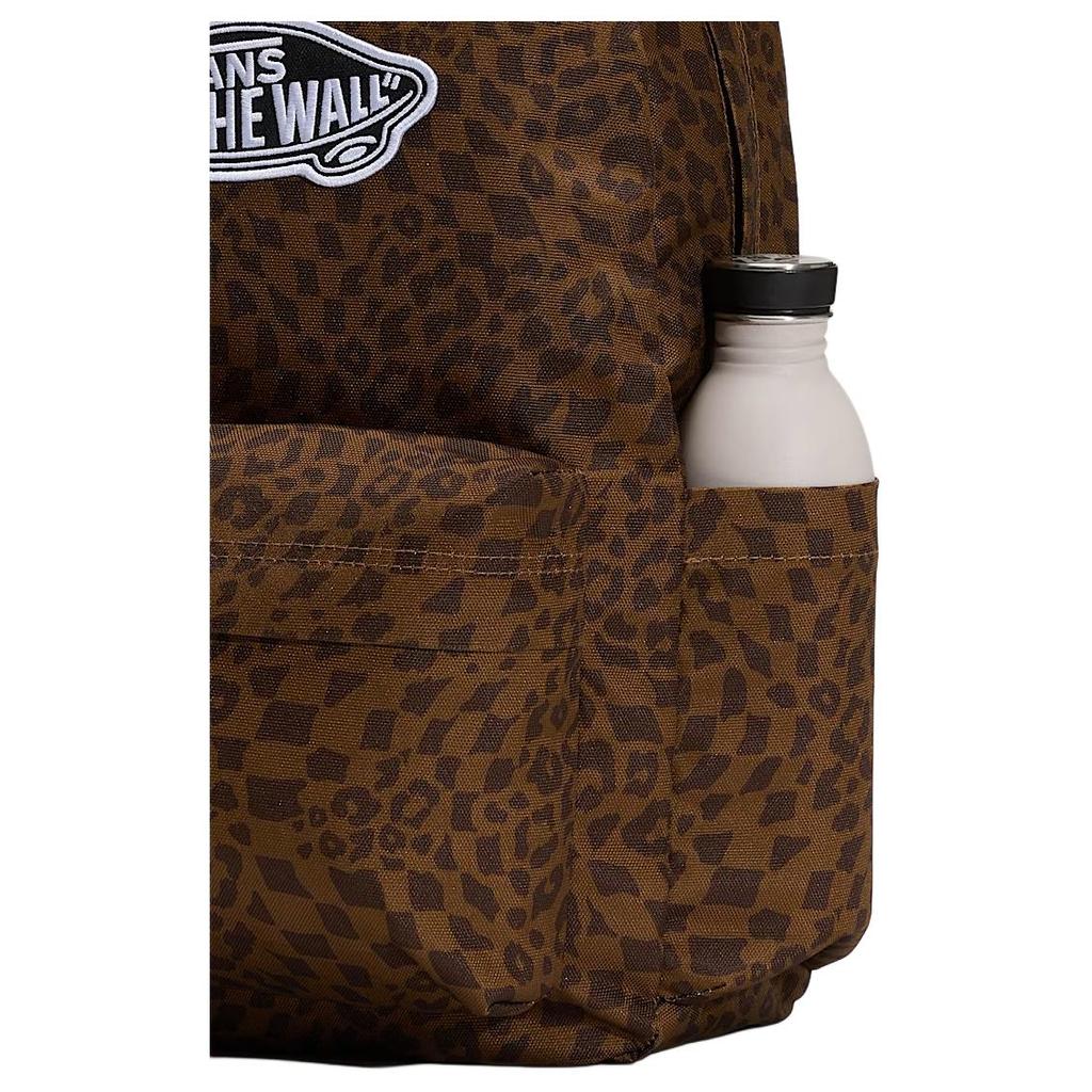 New Vans Polyester Backpack Unisex Brown VN000H4Y7UG