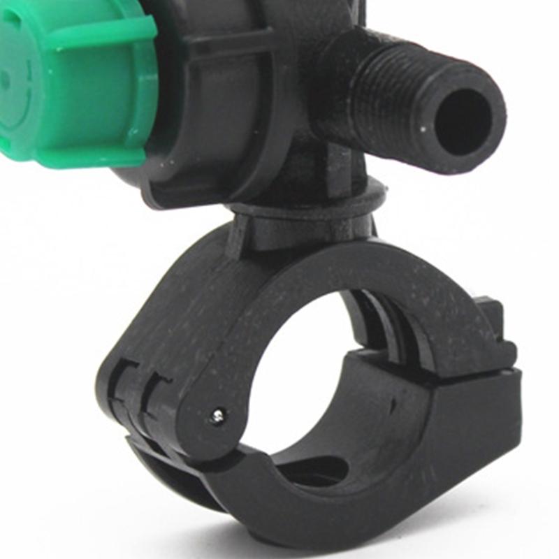 2pcs High Efficiency Garden Irrigation Sprays Head with 6 Pin Clamps Fitting for Wide Coverage Sprays