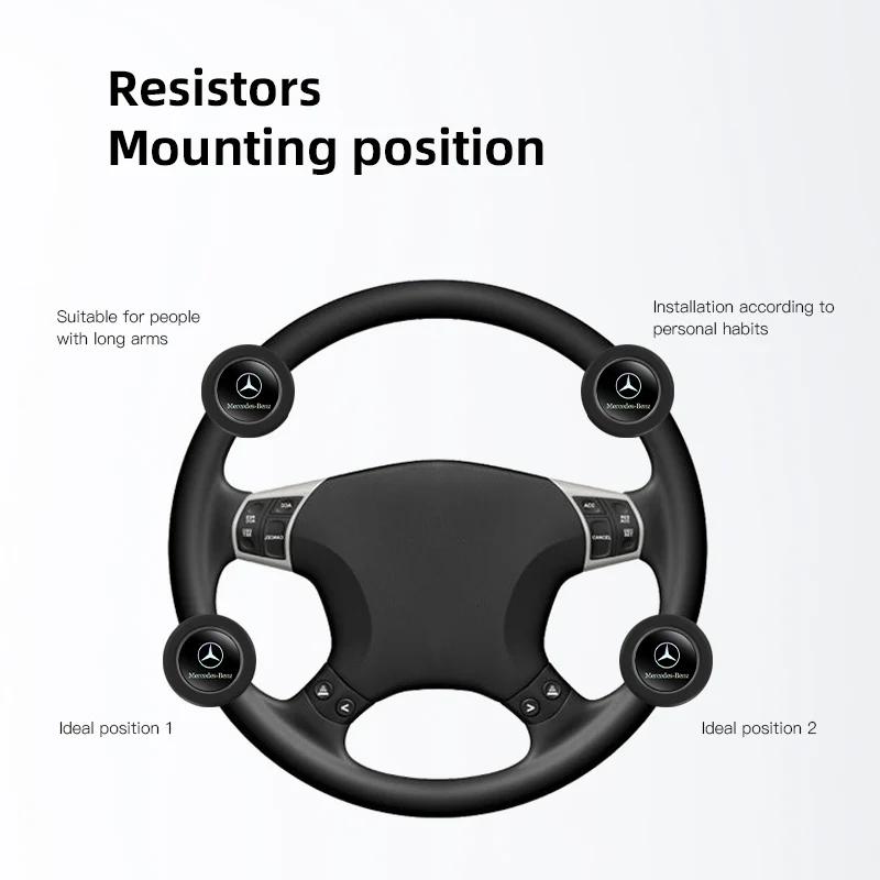 GLC GLB 360 Degree Steering Wheel Knob Ball Automatic Rotation Booster For Mercedes Benz AMG W203 W206 W220 W205 W211 W212 W201