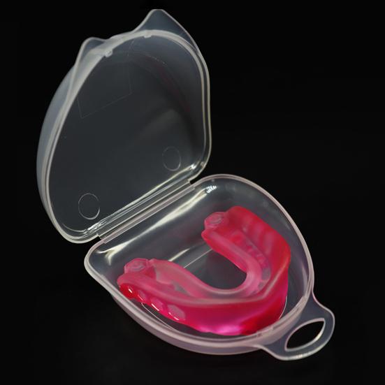 Paradenti in EVA Resistente all'Usura Facile da Pulire Design Umanizzato Paradenti Modellabile per lo Sport