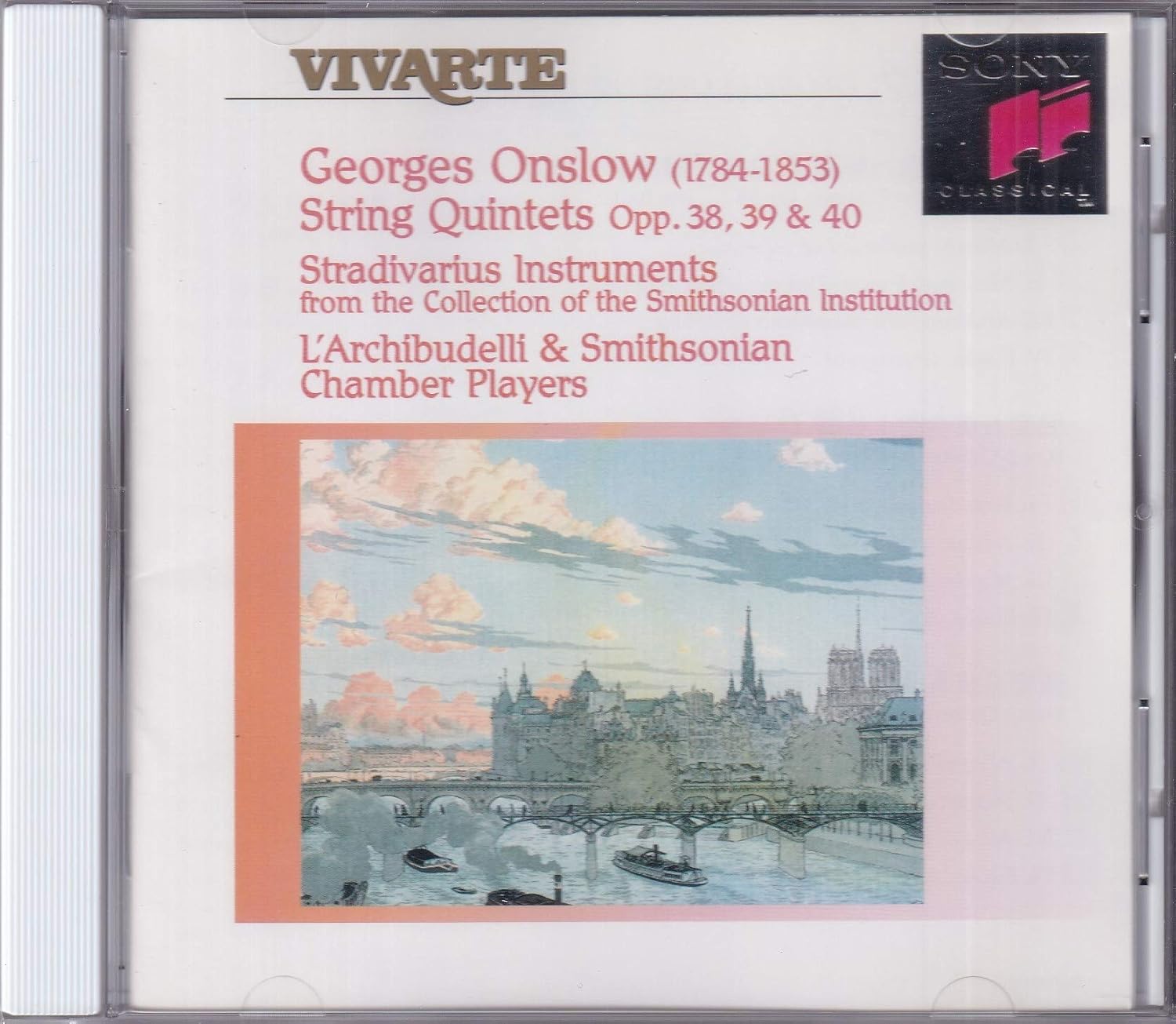 

CD LARCHIBUDELLI; ONSLOW - Onslow: String Quintets SRCR9960 Japan ObiClassical Used