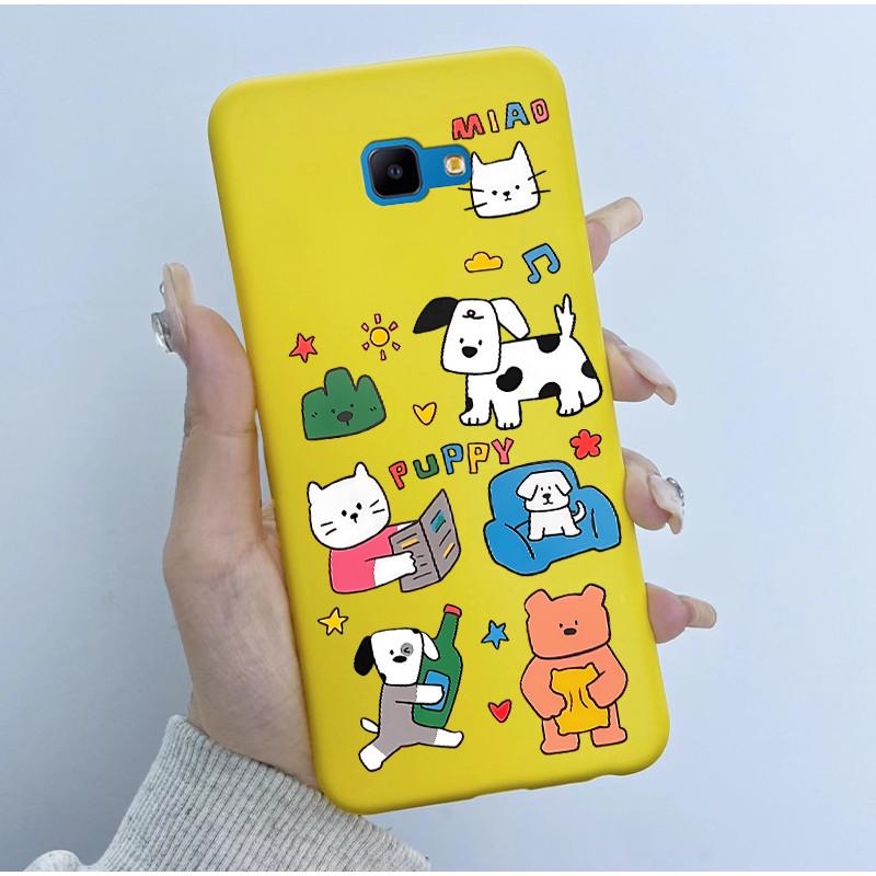 For Samsung J4 Core J410 Case Soft TPU Silicone Cover Cute Astronaut Panda Phone Case For SM-J410D SM-J410F SM-J410G Coque Funda