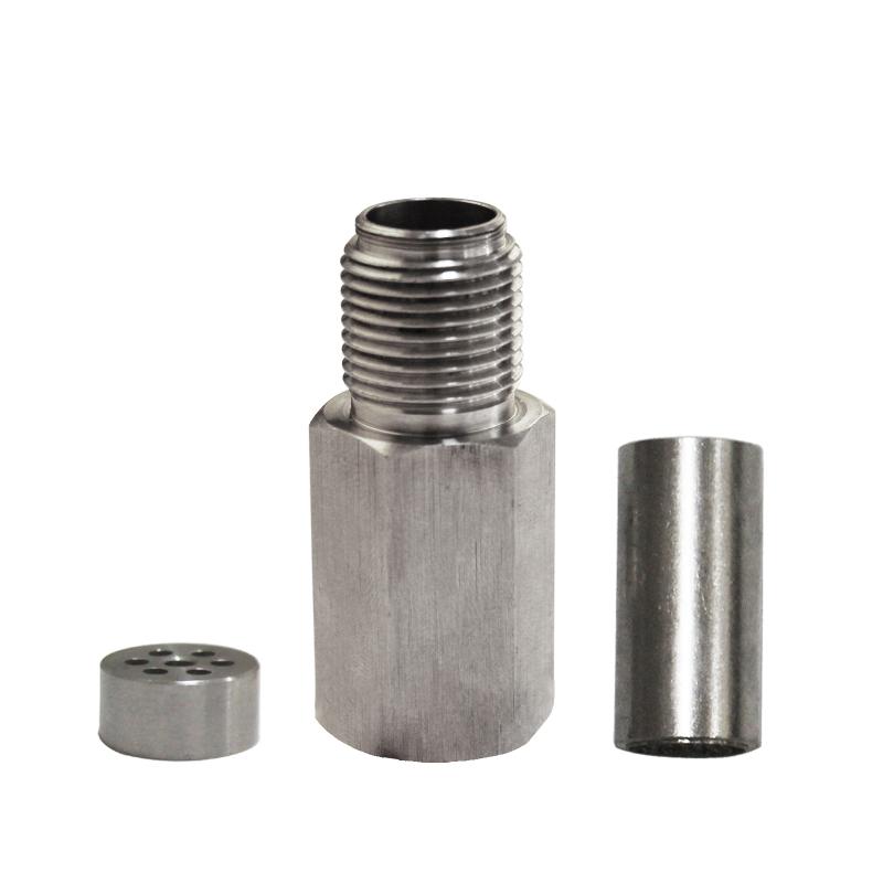 

Автомобильный универсальный датчик кислорода O2, распорка, адаптер для освещения двигателя, заглушка, каталитический нейтрализатор, фиксатор, железный никелированный датчик кислорода