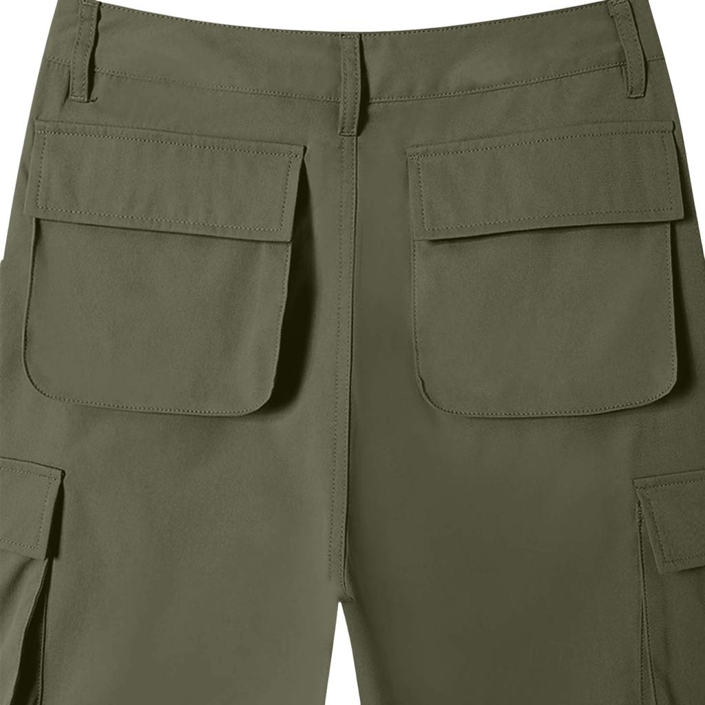 Damen-Arbeitshose mit farbiger Tasche, lässig und modisch, vielseitige Hose