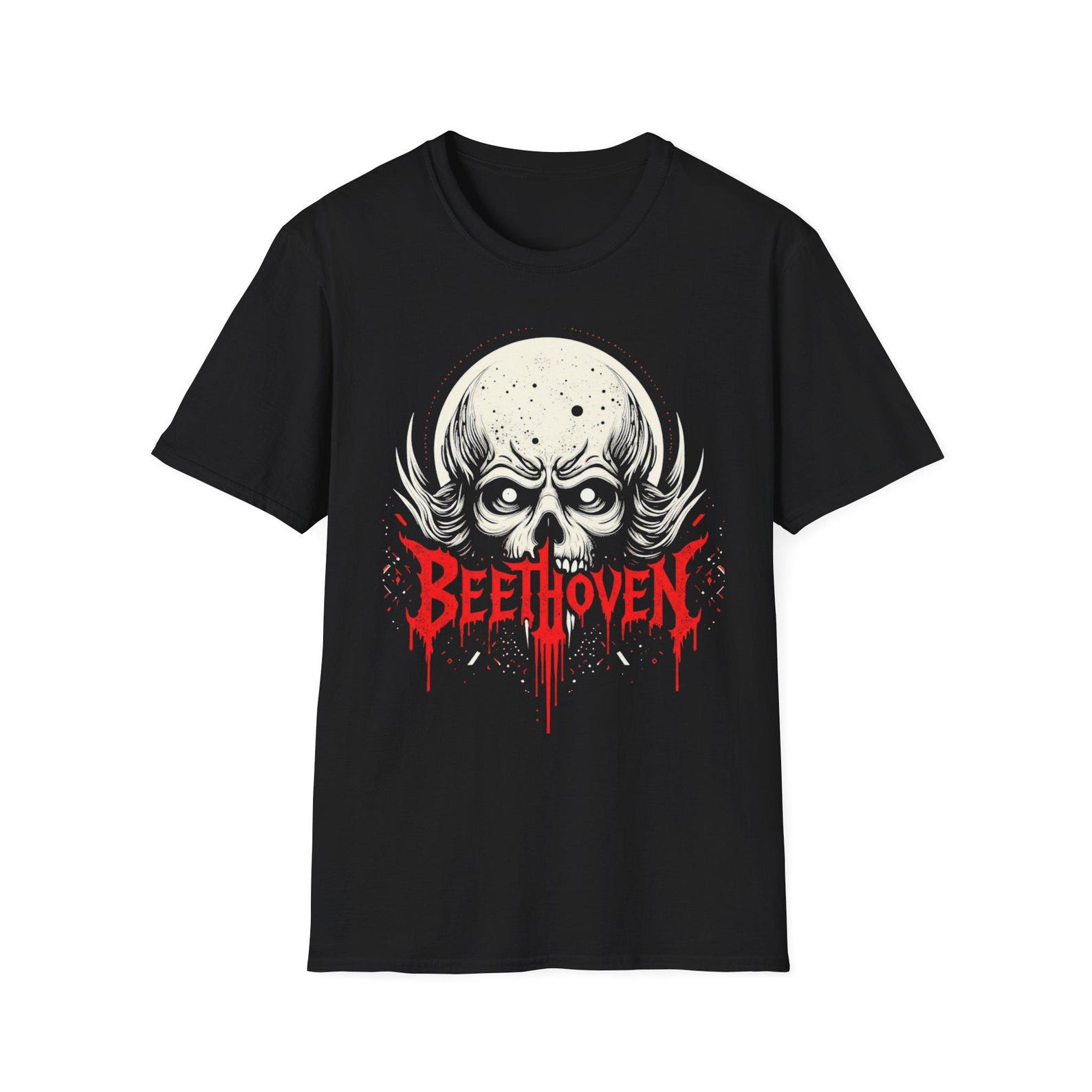 Gothic Beethoven T-Shirt: Vintage Style Music Lover Tee 2XL