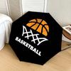 1pc Basketball Hoop Design Umbrella with Plastic Handle,Suitable for All Seasons Home Travel Outdoor UmbrellaDD080