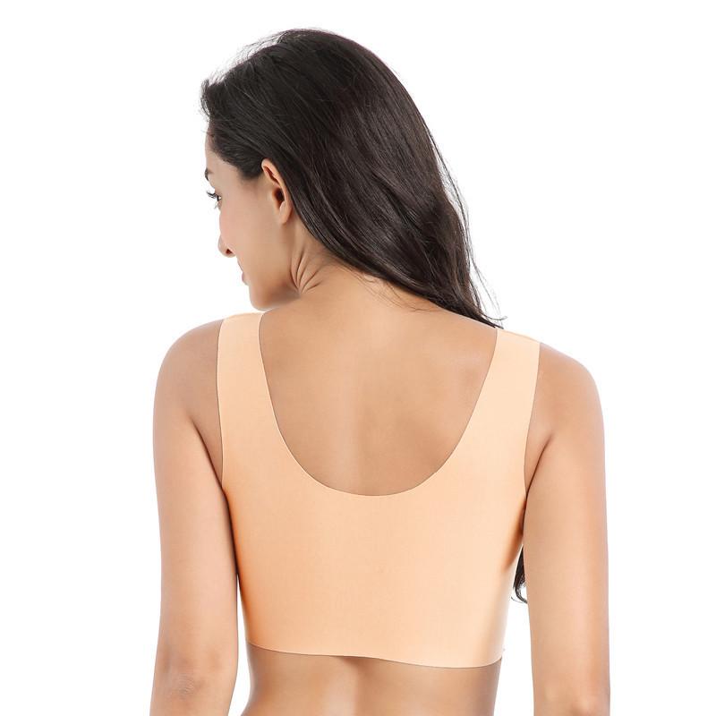 Plus Size Women's Wire-Free Lace Sports Bra